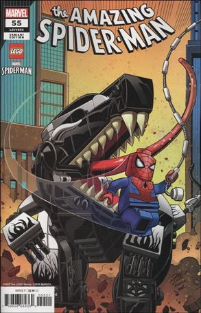 Amazing Spider-Man (2018) issue 55-B Ron Lim LEGO Cover