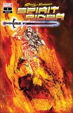 Spirits of Vengeance: Spirit Rider issue 1-C Bill Sienkiewicz Cover