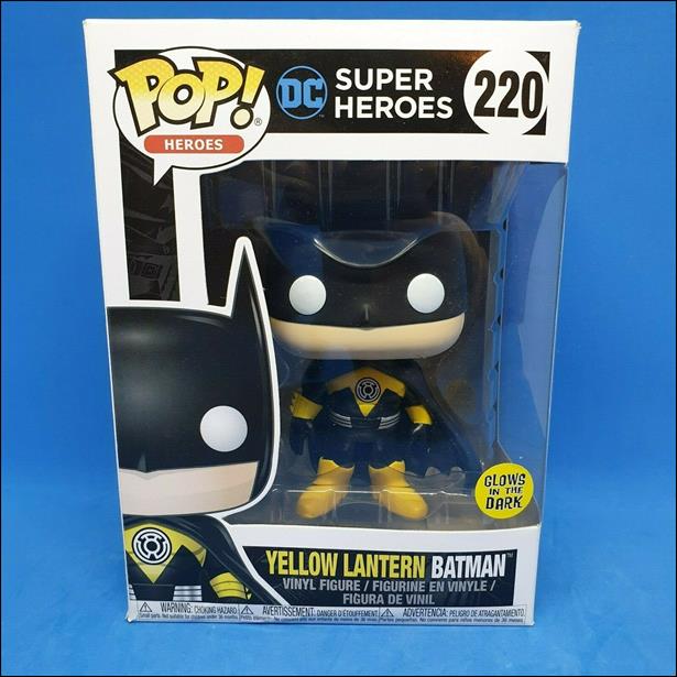 POP! Heroes figure 220 Yellow Lantern Batman