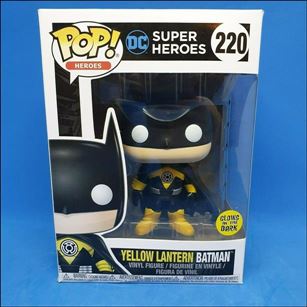 POP! Heroes figure 220 Yellow Lantern Batman