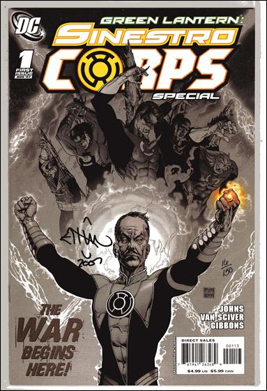 Green Lantern Sinestro Corps Special issue 1-E DF (Signed by Ethan Sciver) 1/150