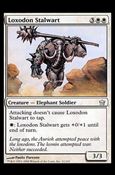 Magic the Gathering: Fifth Dawn (Base Set) card 11 Loxodon Stalwart
