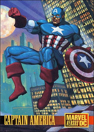 DC Versus Marvel / Marvel Versus DC (Promo) card 2 Captain America