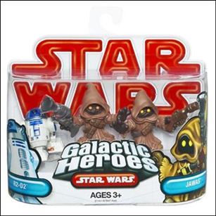 Star Wars: Galactic Heroes figure 76 R2-D2 and Jawas