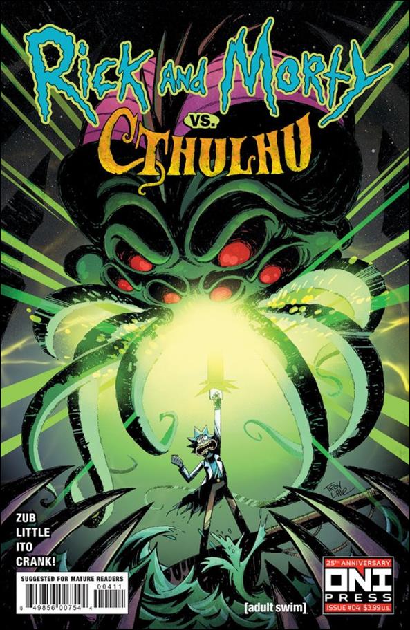 Rick and Morty vs Cthulhu issue 4 Troy Little Cover