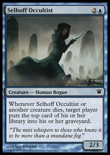 Magic the Gathering: Innistrad (Base Set) card 73 Selhoff Occultist