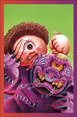 Madballs vs Garbage Pail Kids issue 1-M Joe Simko Trading Card 1:40 Virgin Cover