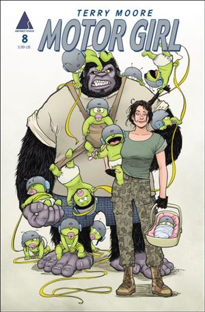 Motor Girl issue 8 Terry Moore Cover