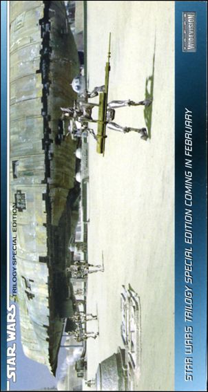 Star Wars Trilogy Special Edition Widevision (Promo) card H4 Star Wars Trilogy Special Edition Coming In Feb...