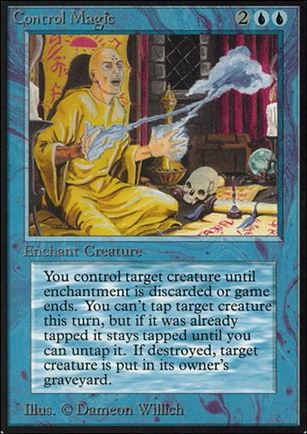 Magic the Gathering: Limited Edition Alpha (Base Set) card 52 Control Magic