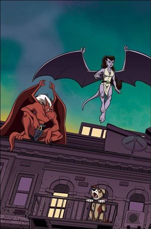 Gargoyles (2022) issue 9-K Tony Fleecs & Trish Forstner 1:15 Virgin Cover