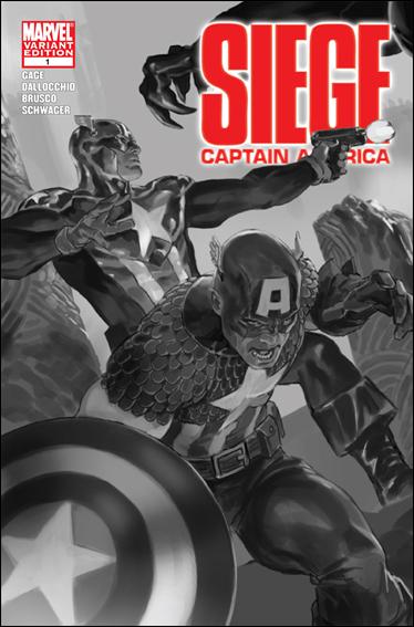 Siege: Captain America issue 1-B Greytones Cover