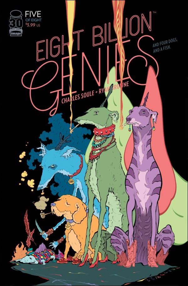 Eight Billion Genies issue 5-B Tradd Moore Cover