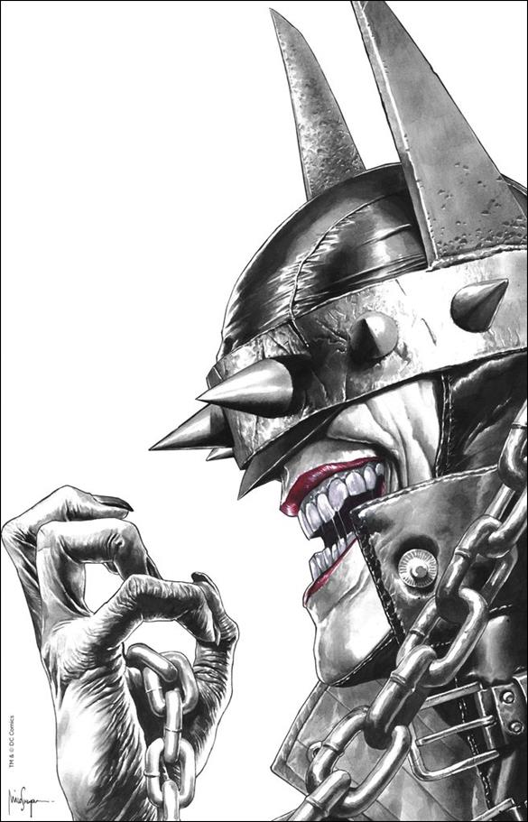 Batman Who Laughs (2018) issue 1-I Mico Suayan Unknown Comics B&W Virgin Remark Cover