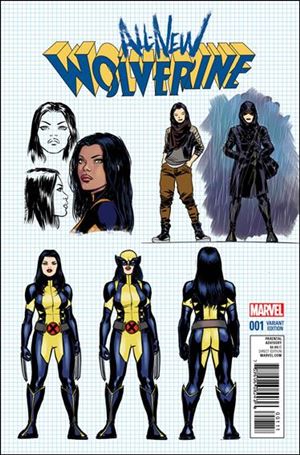 All-New Wolverine  issue 1-C David Lopez 1:20 Design Cover