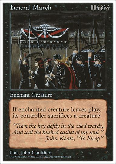 Magic the Gathering: 5th Edition (Base Set) card 164 Funeral March