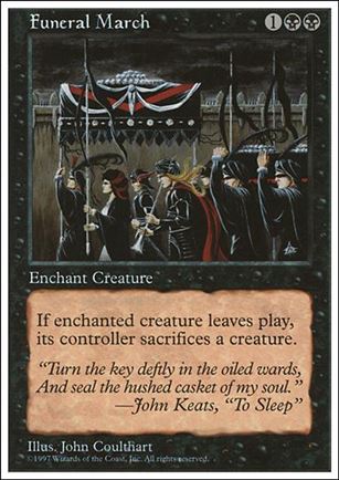 Magic the Gathering: 5th Edition (Base Set) card 164 Funeral March