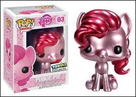 Pop! My Little Pony figure 3-B Pinkie Pie (Metallic 2014 Toywiz Exclusive)