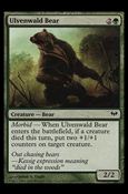 Magic the Gathering: Dark Ascension (Base Set) card 129 Ulvenwald Bear