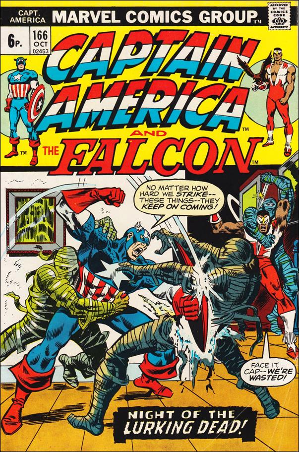 Captain America (1968) issue 166-B UK Price Cover
