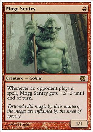 Magic the Gathering: 8th Edition (Base Set) card 203 Mogg Sentry