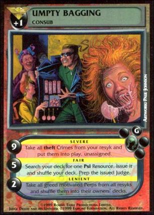 Dredd: The Card Game card 24 Umpty Bagging