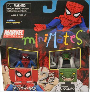 Marvel Minimates (Exclusives) figure 66 "Six-Armed" Spider-Man and "Silver Age" Lizard