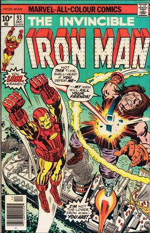 Iron Man (1968) issue 93-B UK Price Cover