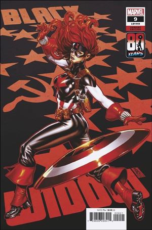 Black Widow (2020) issue 9-B Mark Brooks Captain America 80th Anniversary Cover