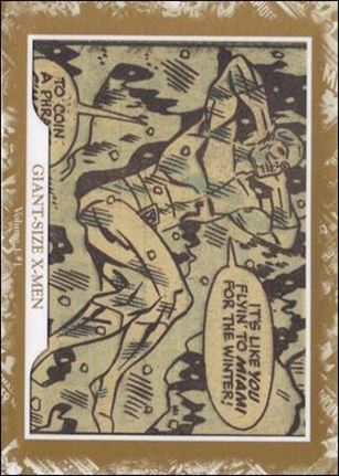 Marvel Beginnings: Series 2 (Ultimate Panel Focus Cut-Comic Subset) card UM-20 Giant Sized X-Men #1 1/124
