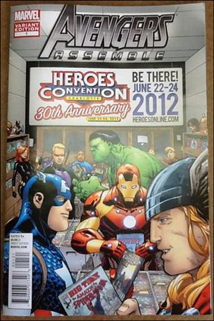Avengers Assemble (2012) issue 1-SC Heroes Convention Comic Shop Cover