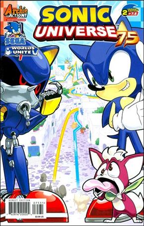 Sonic Universe issue 75-C Ben Bates Cover