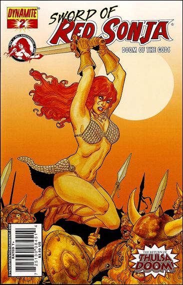 Sword of Red Sonja: Doom of the Gods issue 2-B Aaron Lopresti 1:4 Cover