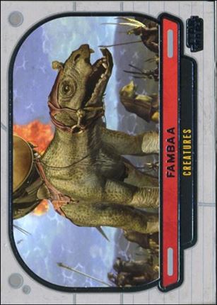 Star Wars Galactic Files (Base Set) card 298 Fambaa Creatures