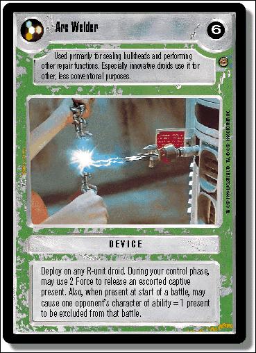 Star Wars: Jabba's Palace Limited (Base Set) card 139 Arc Welder