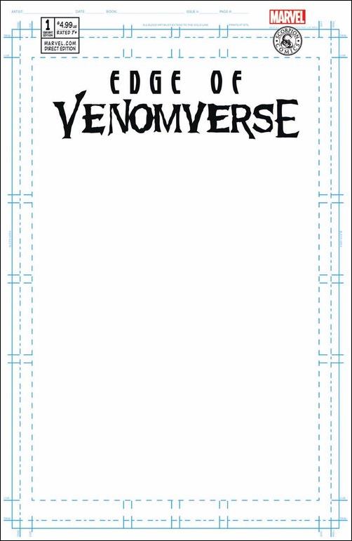 Edge of Venomverse issue 1-R Scorpion Comics Blank/Sketch Cover 1/3000