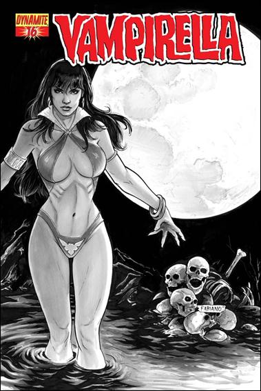 Vampirella (2010) issue 16-F Fabiano Neves 1:25 Black and White Cover