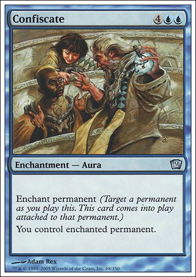 Magic the Gathering: 9th Edition (Base Set) card 68 Confiscate