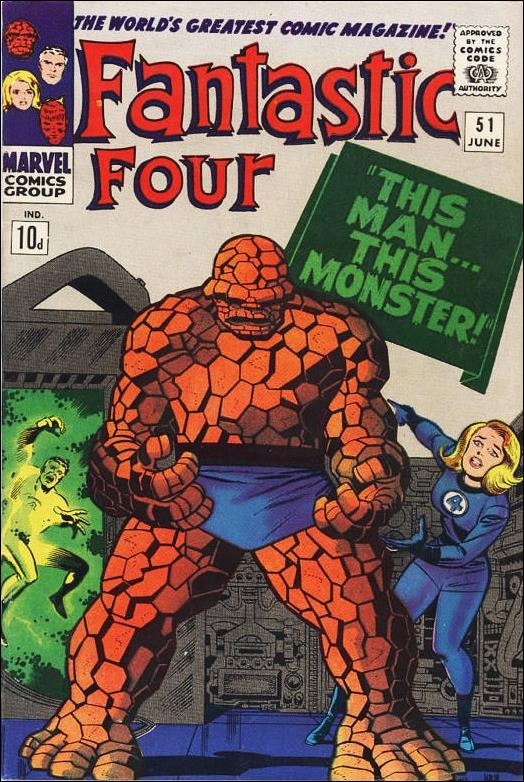 Fantastic Four (1961) issue 51-B UK Price Cover