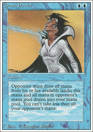 Magic the Gathering: Revised (Base Set) card 56 Drain Power