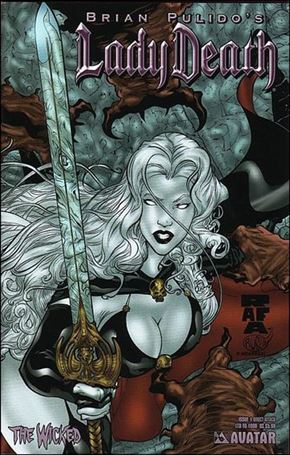 Brian Pulido's Lady Death: The Wicked issue 1-H Direct Attack Cover 1/1000