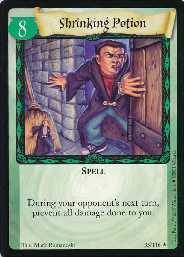 Harry Potter (Base Set) card 35 Shrinking Potion
