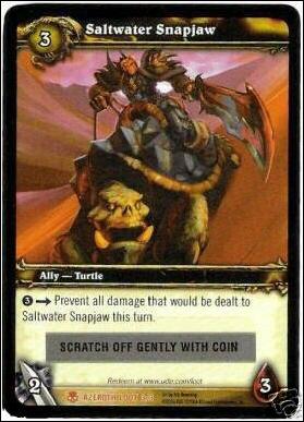 World of Warcraft: Heroes of Azeroth (Loot Subset) card 2 Saltwater Snapjaw