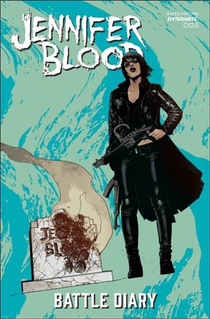 Jennifer Blood: Battle Diary issue 3-C Robert Carey Cover