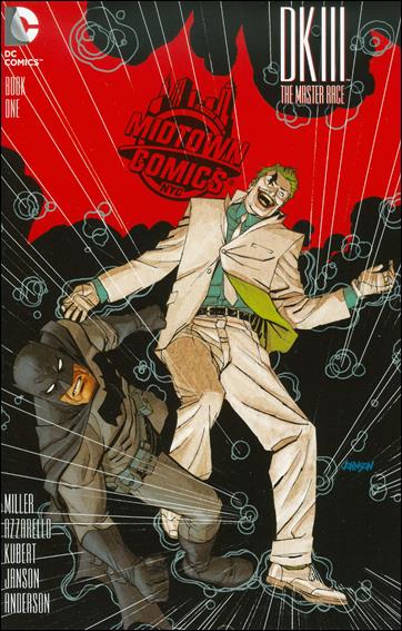 Dark Knight III: The Master Race issue 1-LF Dave Johnson Midtown Store Logo Cover