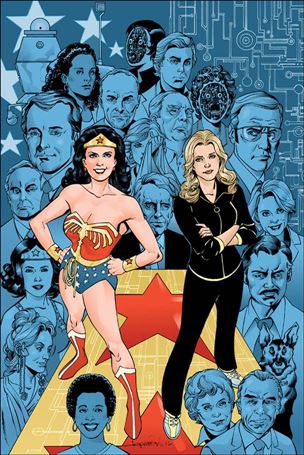 Wonder Woman '77 Meets The Bionic Woman issue 2-C Aaron Lopresti Virgin Cover