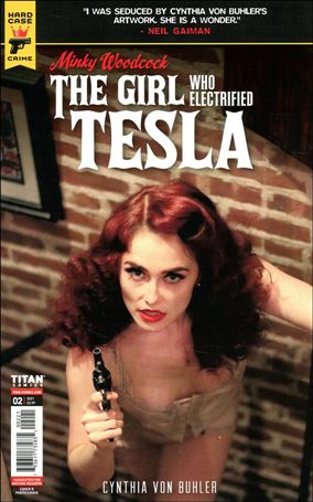 Minky Woodcock: The Girl Who Electrified Tesla issue 2-B Photo Cover