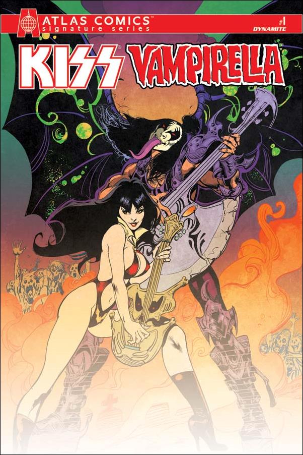 KISS / Vampirella issue 1-L Atlas Comics Signature Series Cover