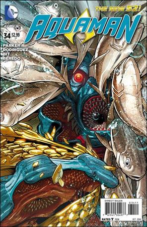 Aquaman (2011) issue 34 Paul Pelletier Cover