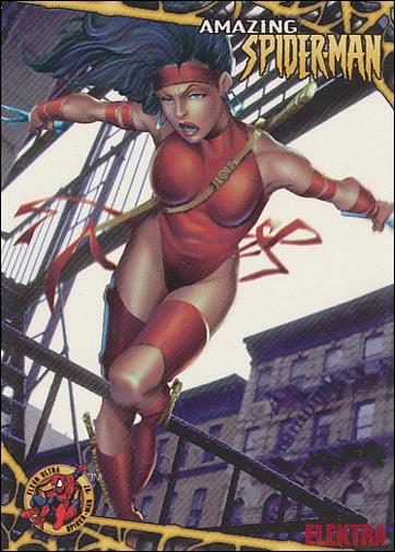 1997 Fleer Ultra Spider-Man (Base Set Red) card 44 Elektra